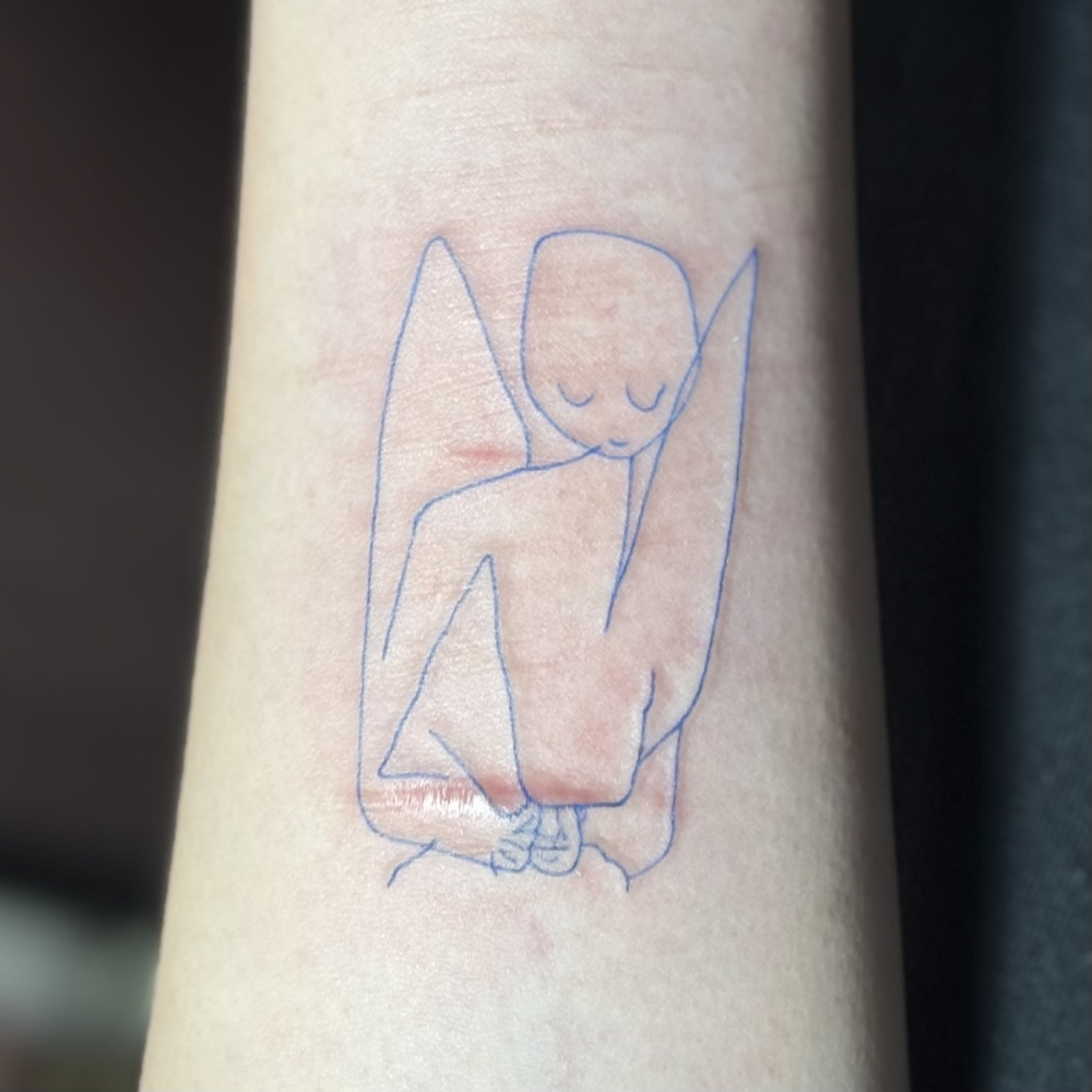 ラインワークのタトゥー