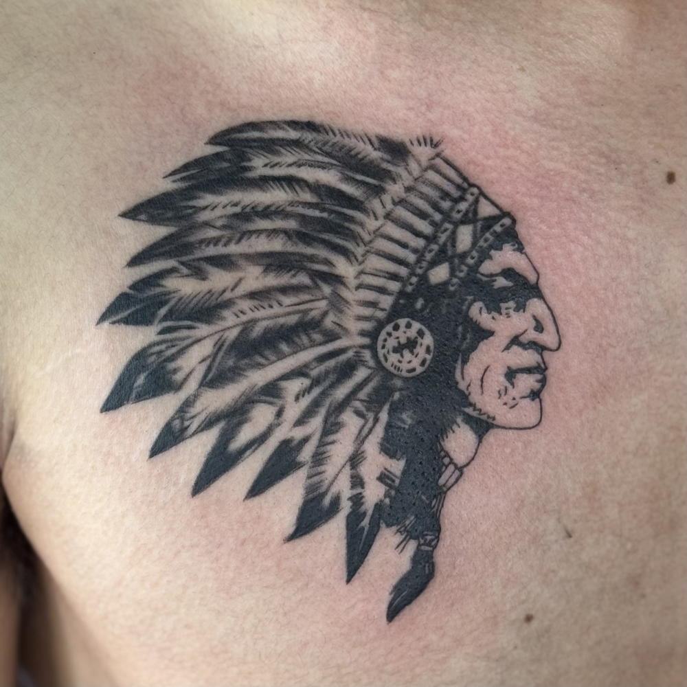 インディアン モチーフ タトゥー