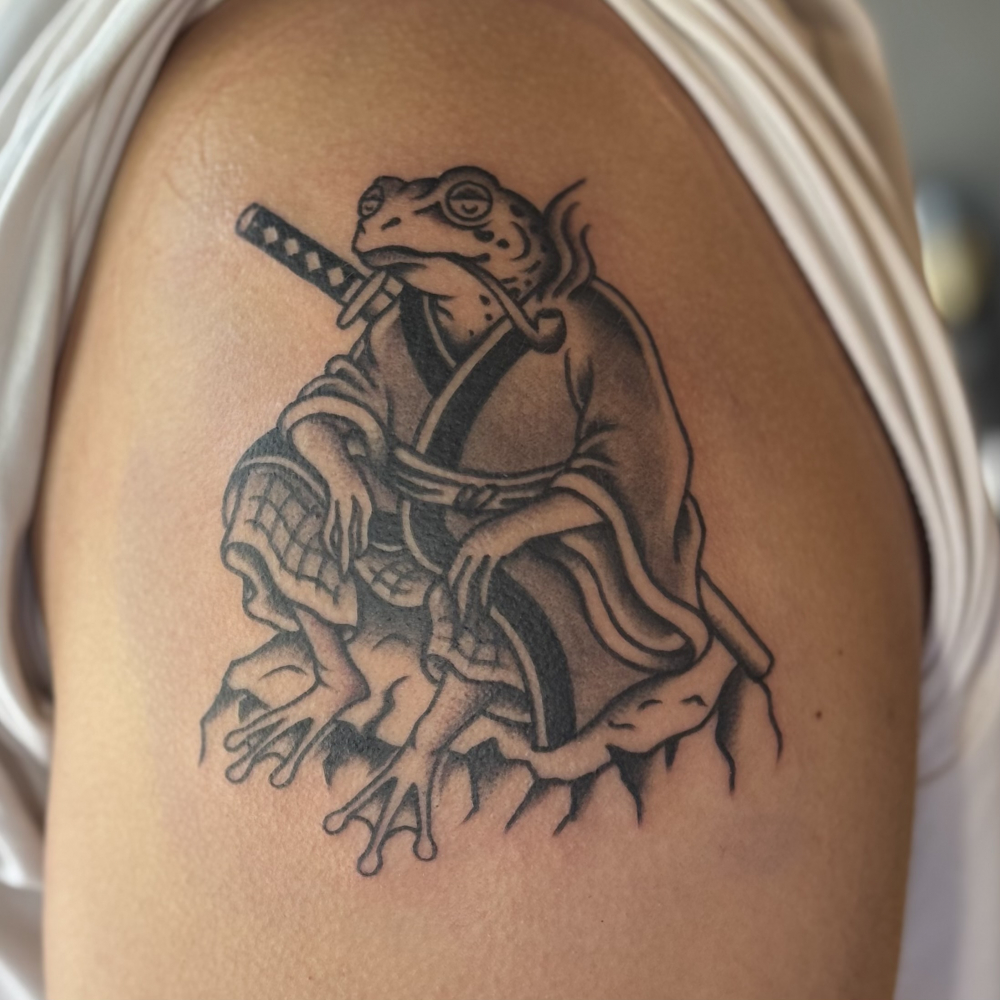 アメリカントラディショナル　蛙　侍