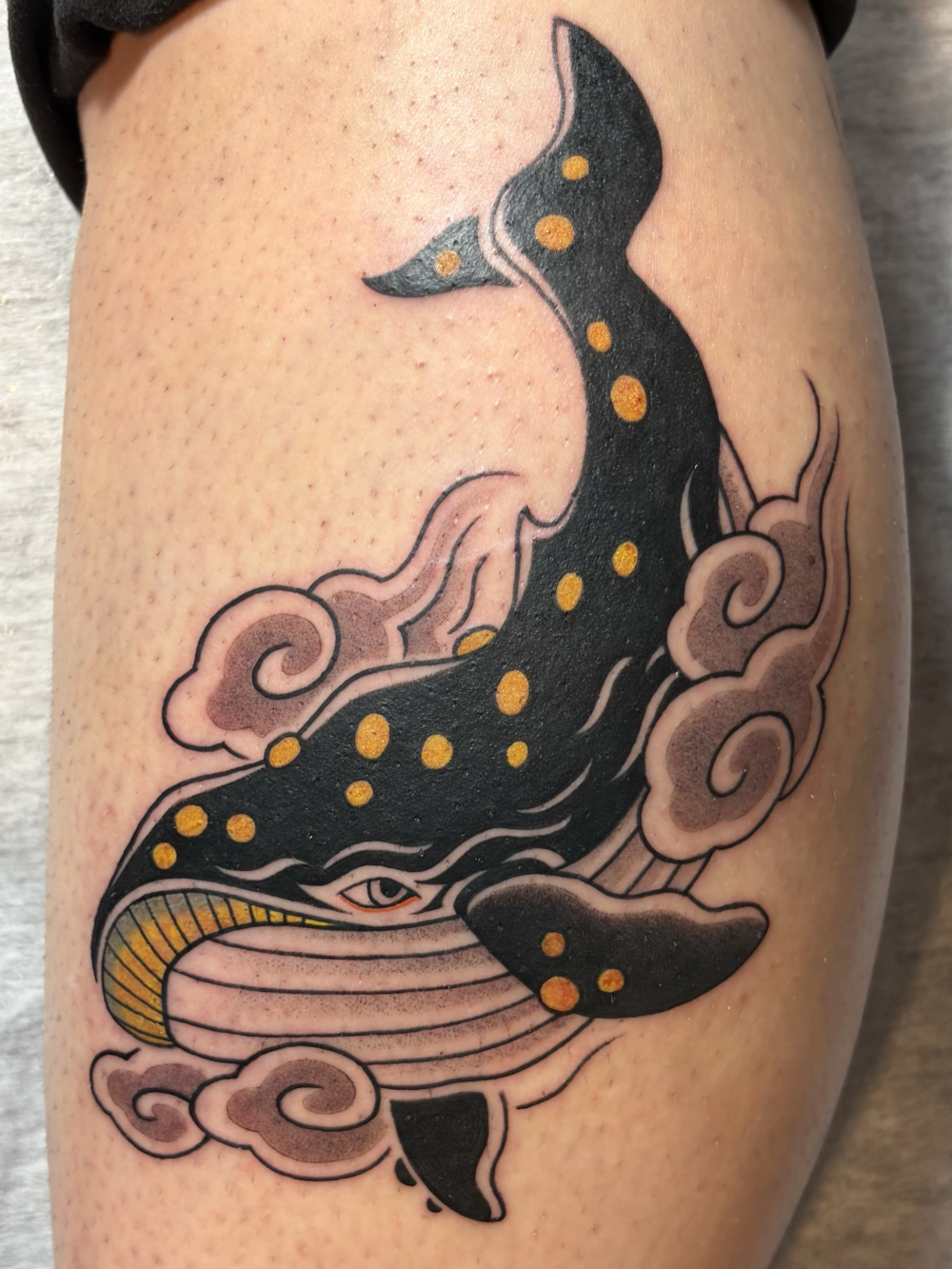 飛鯨のタトゥー